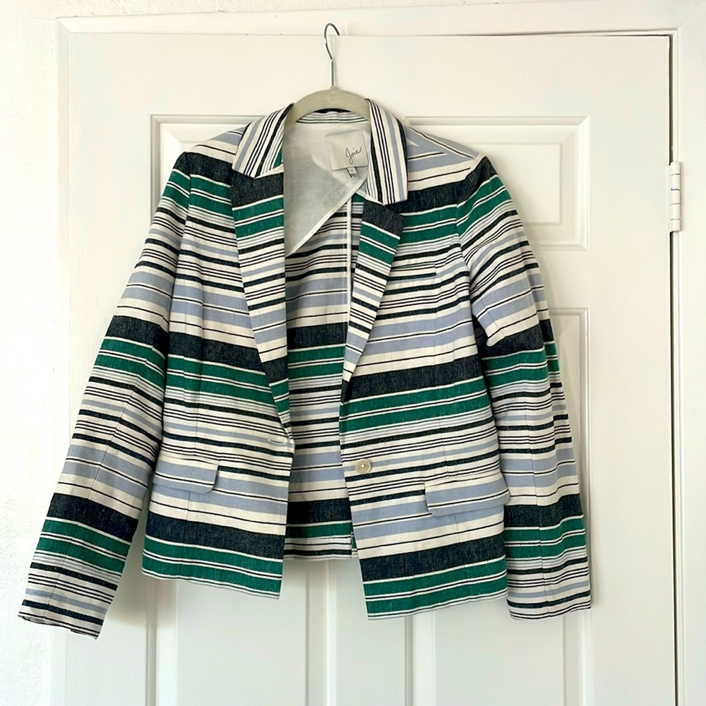 Like new - cotton/linen Joie blazer